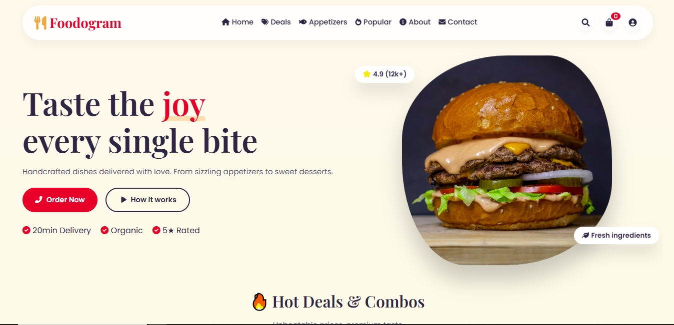 Foodogram Theme